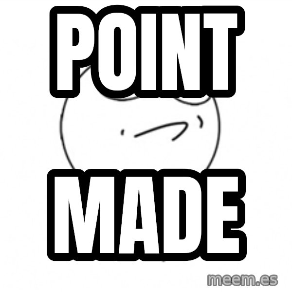 Challenge Accepted 2 meme: Point / made