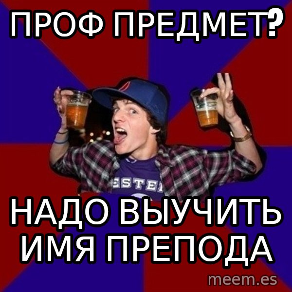 Sunny Student meme: проф предмет? / надо выучить   имя препода