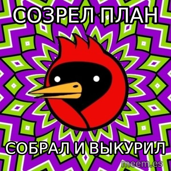Omsk Crow meme: созрел план / собрал и выкурил