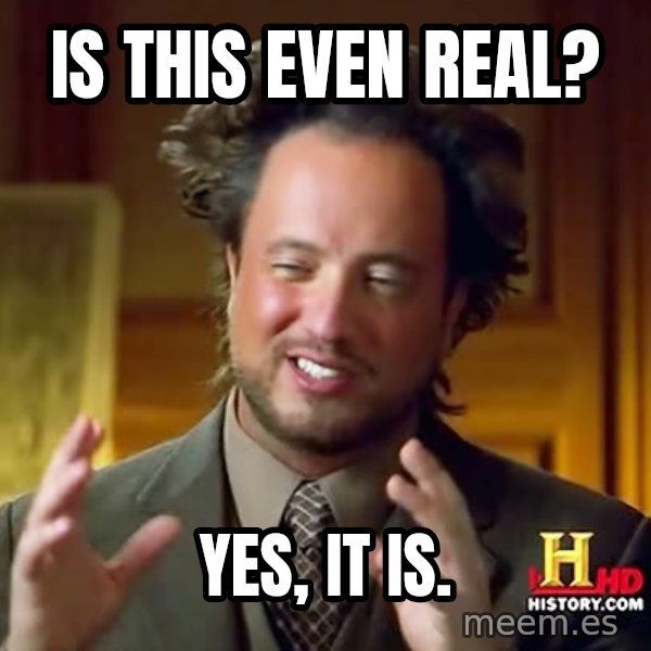 Giorgio A Tsoukalos Hair meme: Is this even real? / yes, it is.