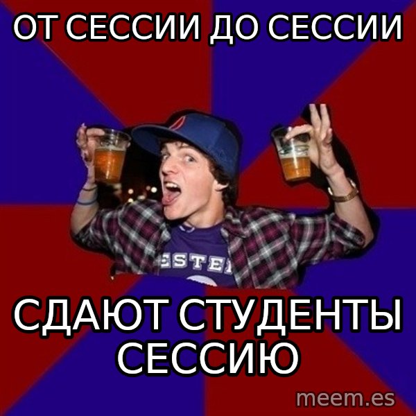 Sunny Student meme: от сессии до сессии / сдают   студенты  сессию