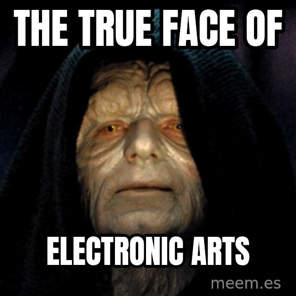 Star Wars Emperor meme: the true face of / electronic arts