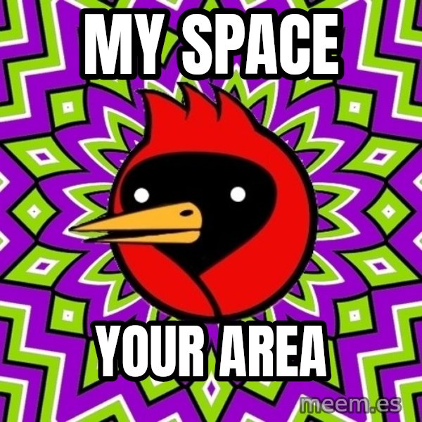 Omsk Crow meme: My Space / Your Area