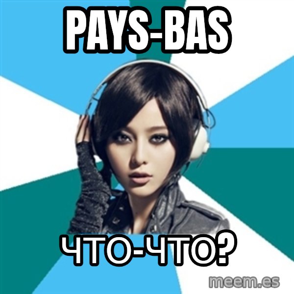 Crafty Interpreter meme: pays-bas / что-что?