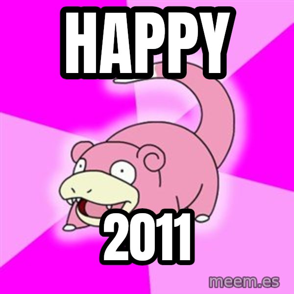 Slowpoke meme: Happy / 2011
