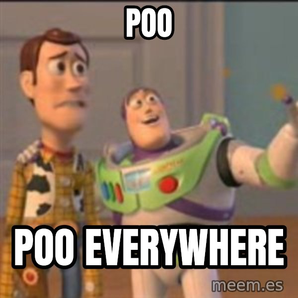 Buzz meme: Poo / Poo Everywhere