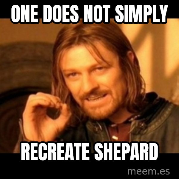 Does not simply walk into mordor Boromir  meme: One does not simply / Recreate shepard