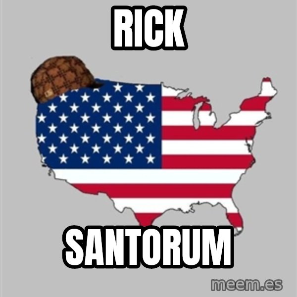 Scumbag America2 meme: Rick / Santorum
