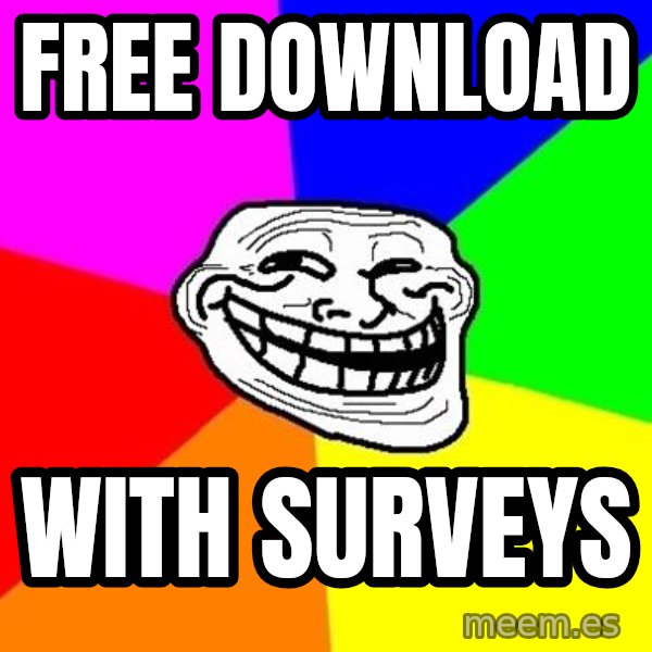 Trollface meme: fREE DOWNLOAD / WITH SURVEYS