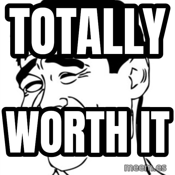 Yao Ming meme: Totally / worth it