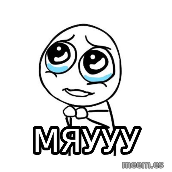 pleaseguy  meme: мЯУУУ