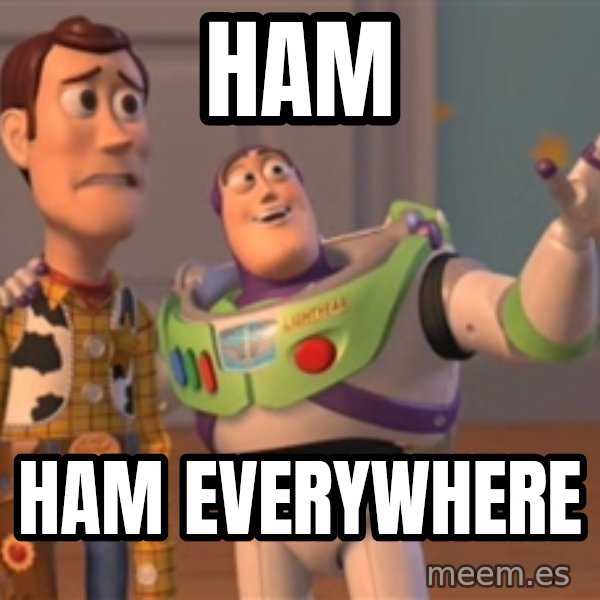 Tseverywhere meme: ham / ham everywhere