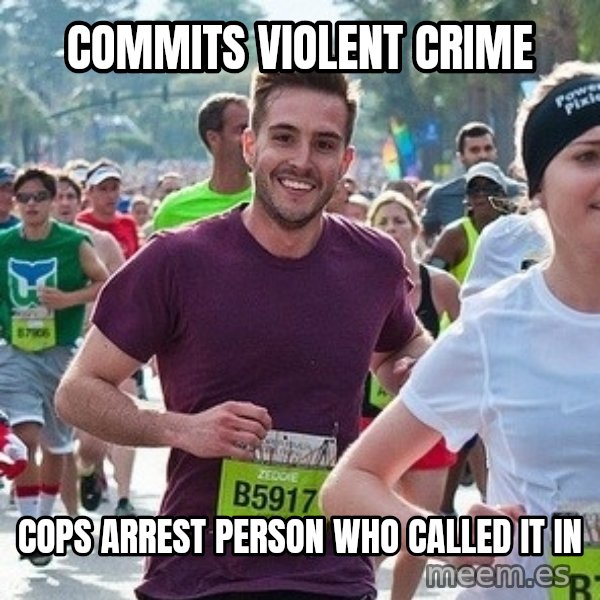 Ridiculously photogenic guy (Zeddie) meme: commits violent crime / cops arrest person who called it in