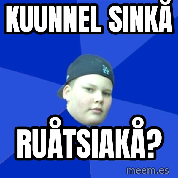 Jonnen Neuvo meme: kuunnel sinkå / ruåtsiakå?