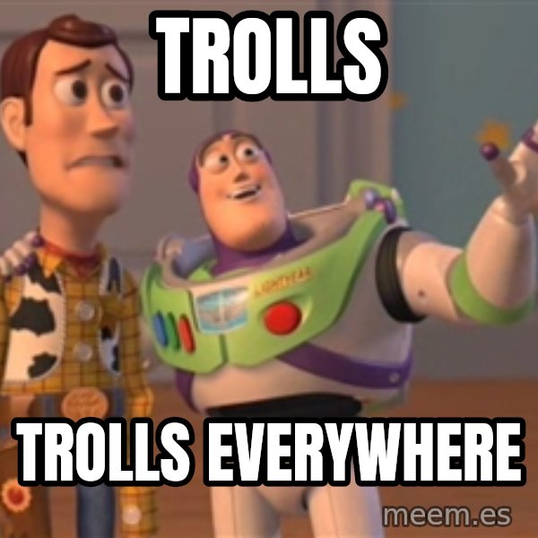 Tseverywhere meme: trolls / trolls everywhere