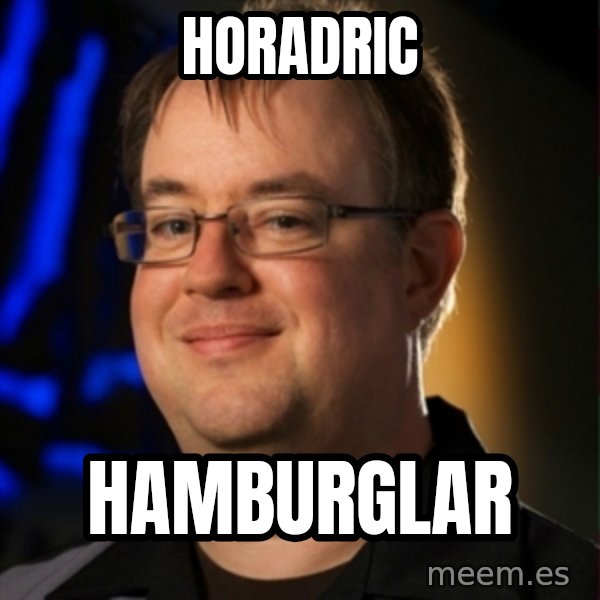 Jay Wilson Diablo 3 meme: horadric / hamburglar