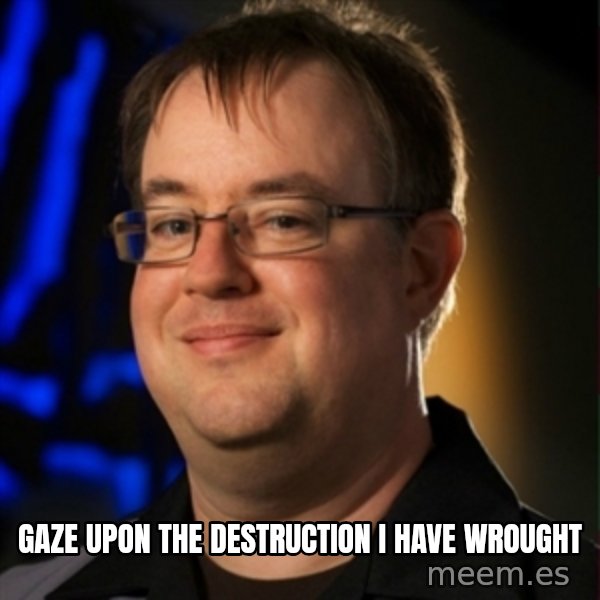 Jay Wilson Diablo 3 meme: Gaze upon the destruction i have wrought