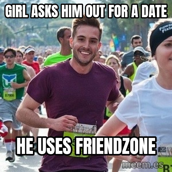 Ridiculously photogenic guy (Zeddie) meme: girl asks him out for a date / he uses friendzone