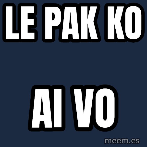 Katainen Perkele meme: le pak ko / ai vo