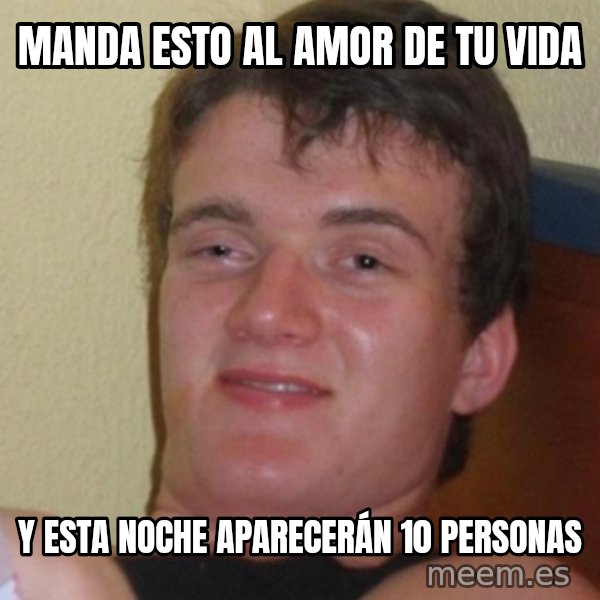 Stoner Stanley meme: manda esto al amor de tu vida / y esta noche aparecerán 10 personas