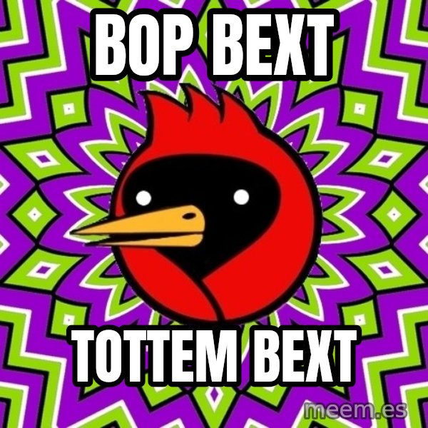Omsk Crow meme: bop bext / tottem bext
