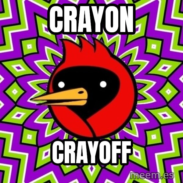 Omsk Crow meme: Crayon / Crayoff