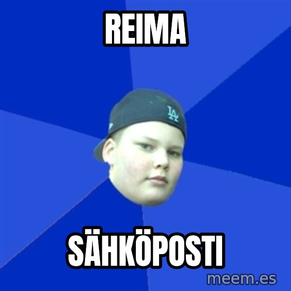 Jonnen Neuvo meme: Reima / sähköposti