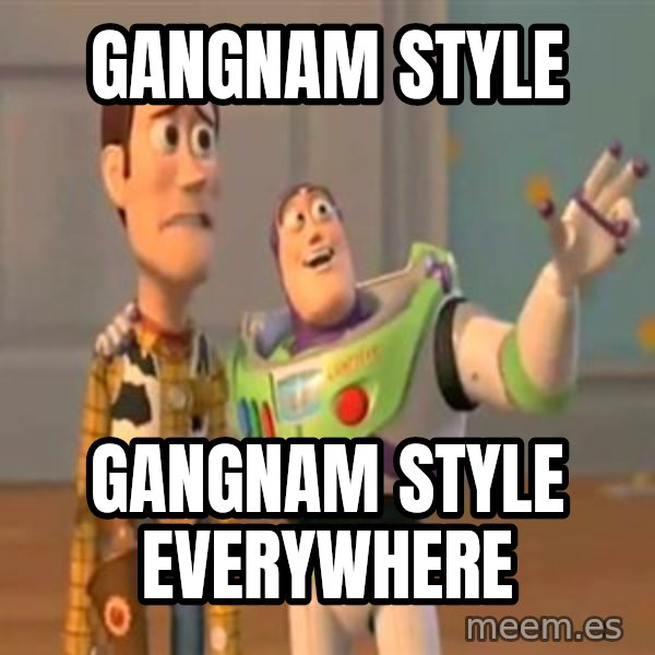 X, X Everywhere  meme: Gangnam style / gangnam style everywhere