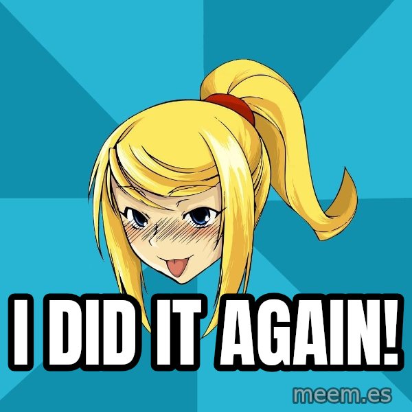 Horney Samus meme: I did it again!