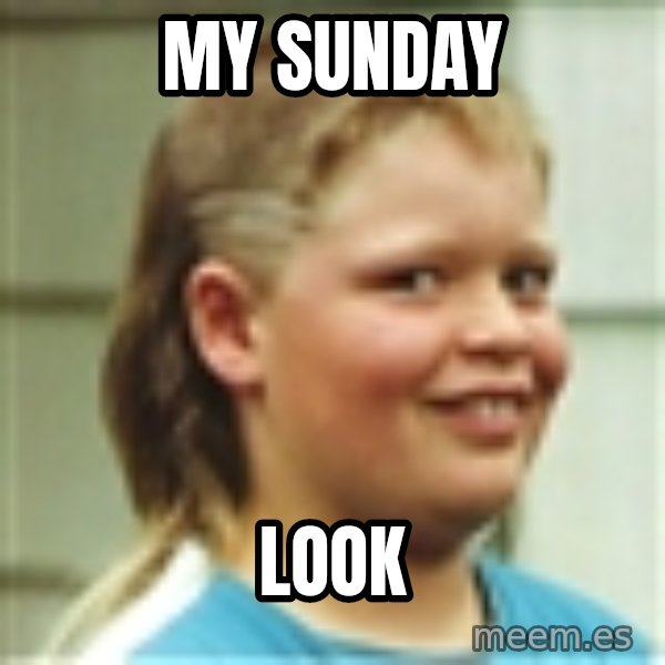 Jonnen Neuvo meme: my   SUnday / look