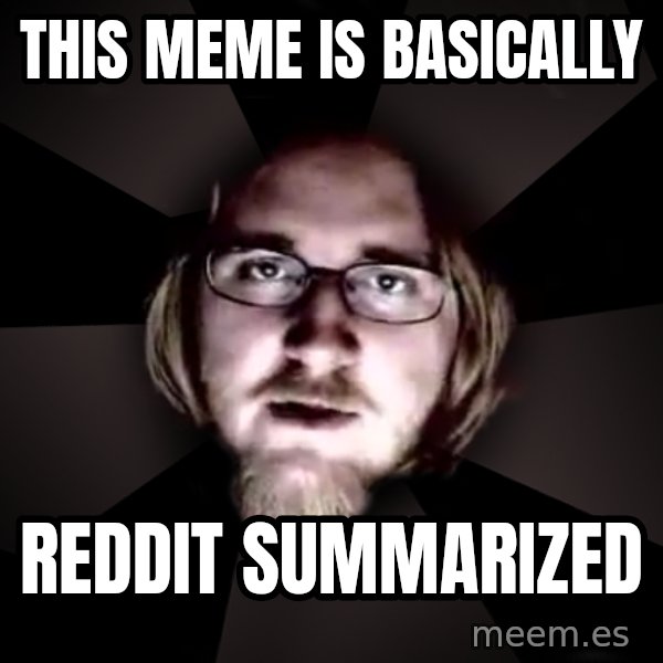 typical atheist meme: this meme is basically / reddit summarized