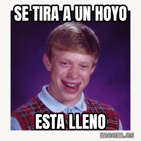 nerdy kid lolz meme: SE TIRA A UN HOYO / ESTA LLENO