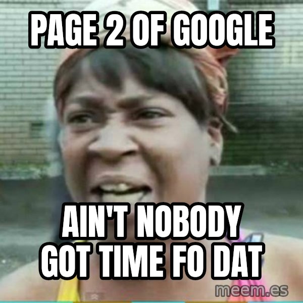Sweet Brown Meme meme: page 2 of google / ain't Nobody got time fo dat