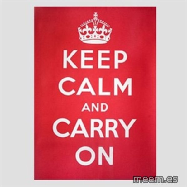 Keep Calm meme: 