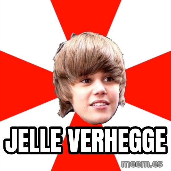 Justin Bieber meme: JELLE VERHEGGE