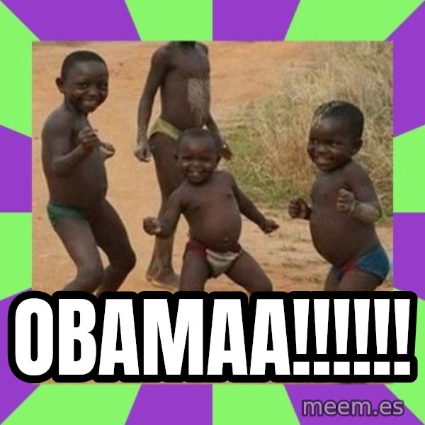 african children dancing meme: OBAMAA!!!!!!