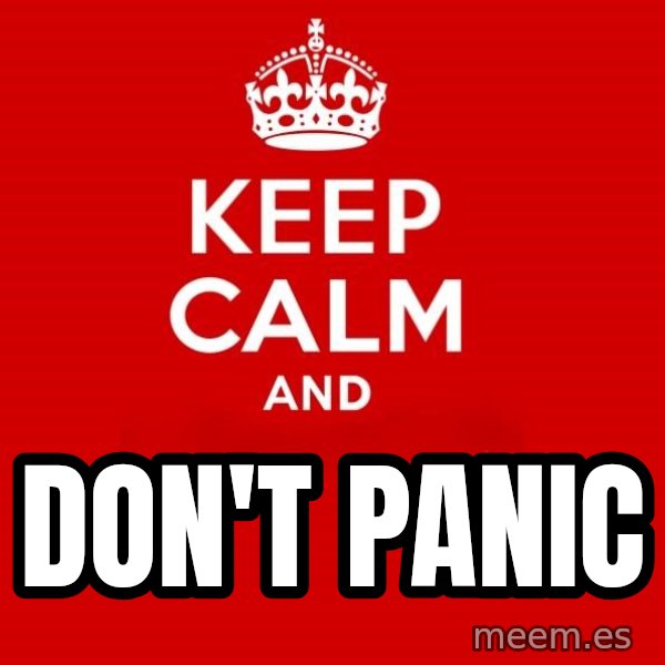 Keep calm and meme: don't panic