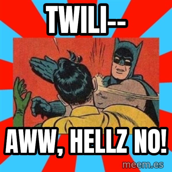 Batman Bitchslap meme: Twili-- / Aww, hellz no!