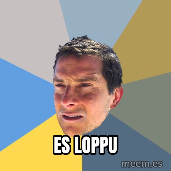Bear Grylls meme: es loppu