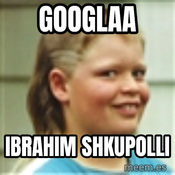 Jonnen Neuvo meme: googlaa / Ibrahim     Shkupolli