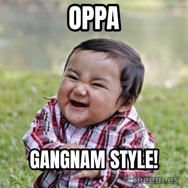 evil toddler kid2 meme: Oppa / Gangnam Style!
