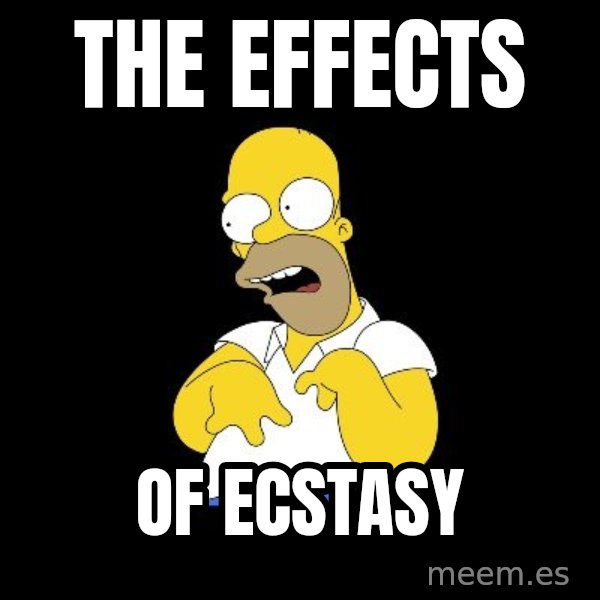 look-marge meme: THE EFFECTS / OF ECSTASY