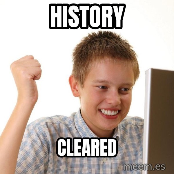 First Day on the internet kid meme: HISTORY / CLEARED