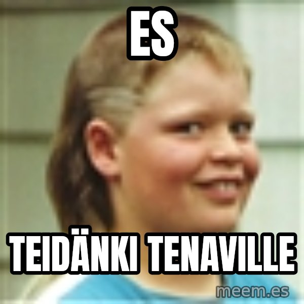Jonnen Neuvo meme: ES / teidänki   tenaville