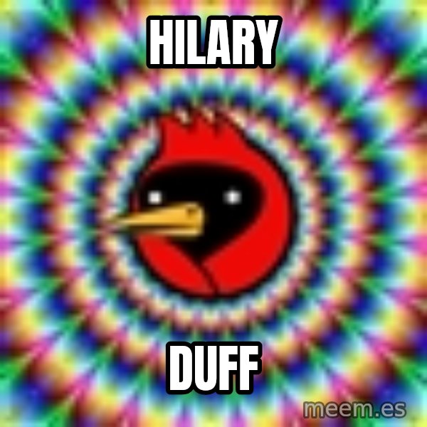 Omsk Crow meme: HILARY / DUFF