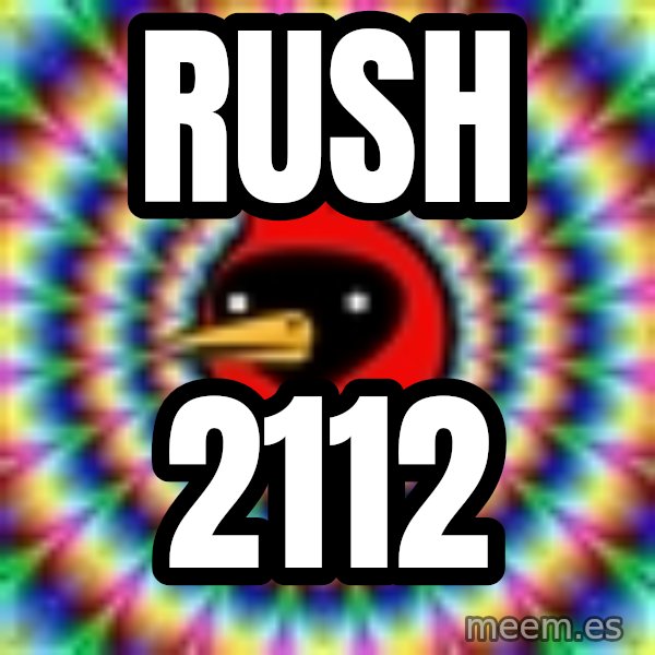Omsk Crow meme: RUSH / 2112