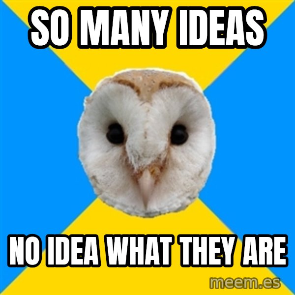 Bipolar Owl meme: so many ideas / no idea what they are