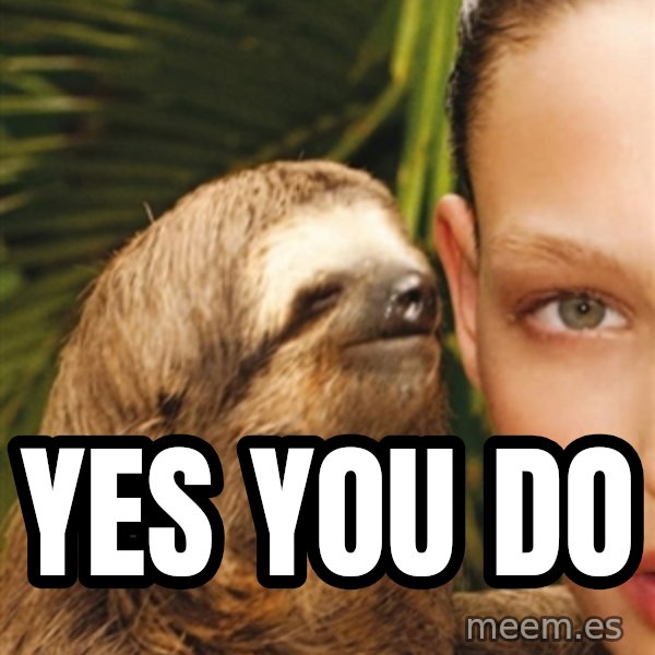 The Rape Sloth meme: yes you do