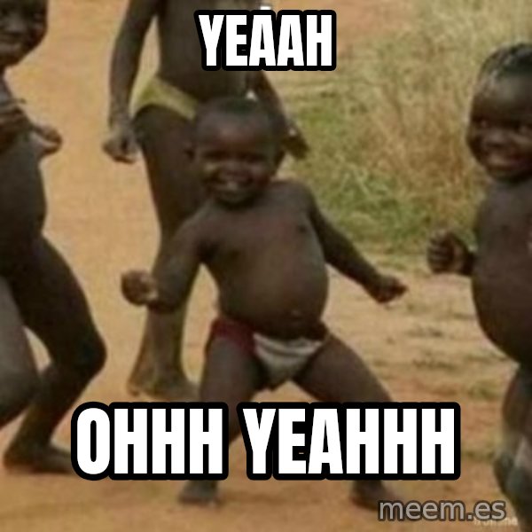 Black Kid meme: YEAAH / OHHH YEAHHH