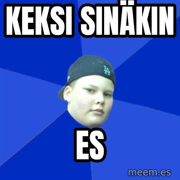 Jonnen Neuvo meme: Keksi   sinäkin / ES